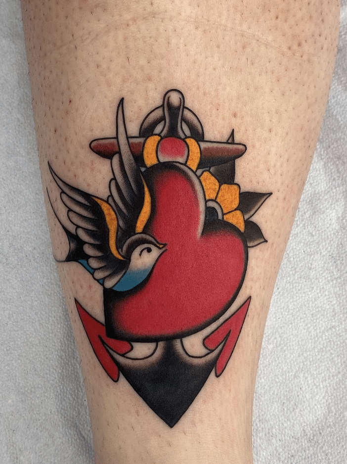 Swallow Anchor Tattoo