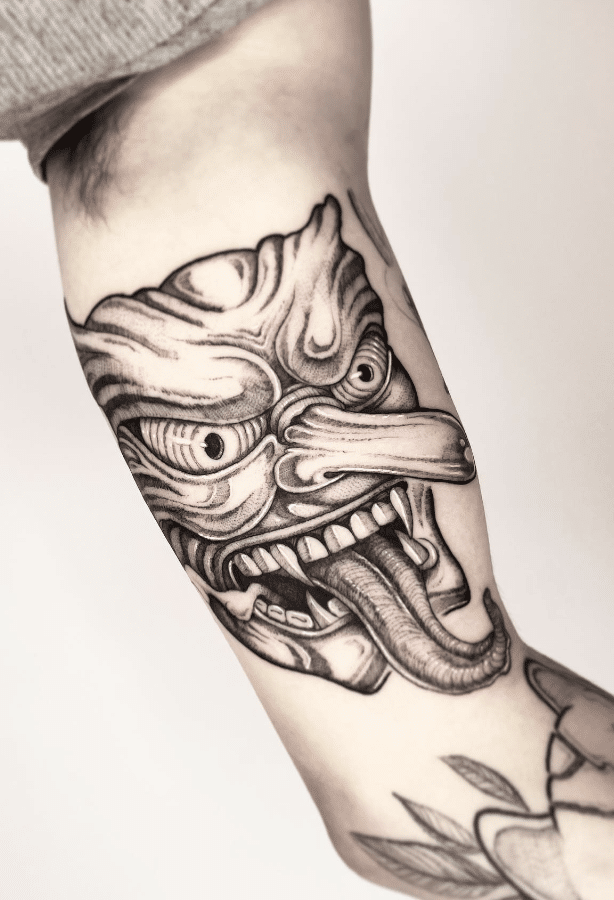 Tengu Mask With Tounge