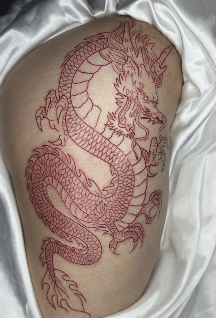 The Leg:Arm With Japanese Dragon Tattoo Ideas