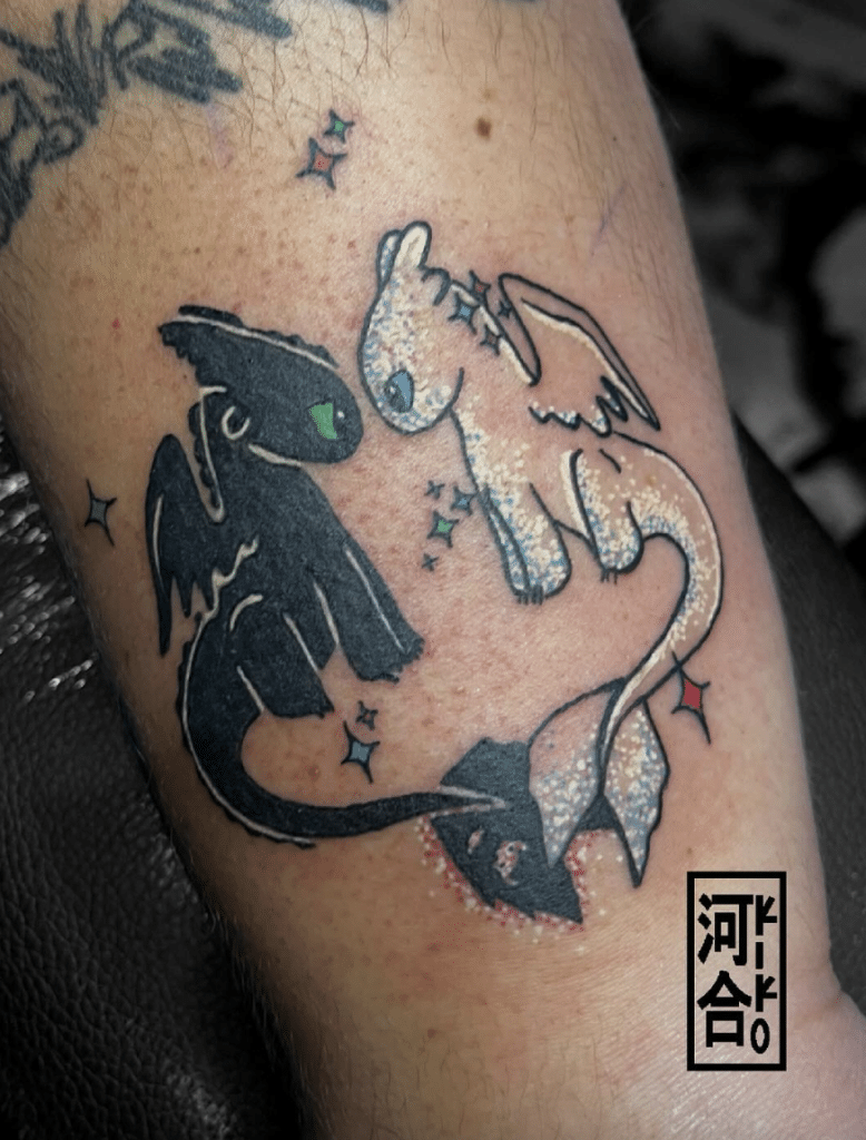 Toothless How To Train Your Dragon Tattoo