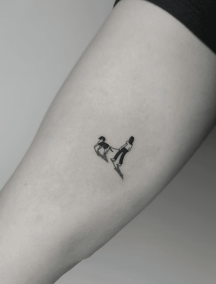 Walking Dog Tattoo