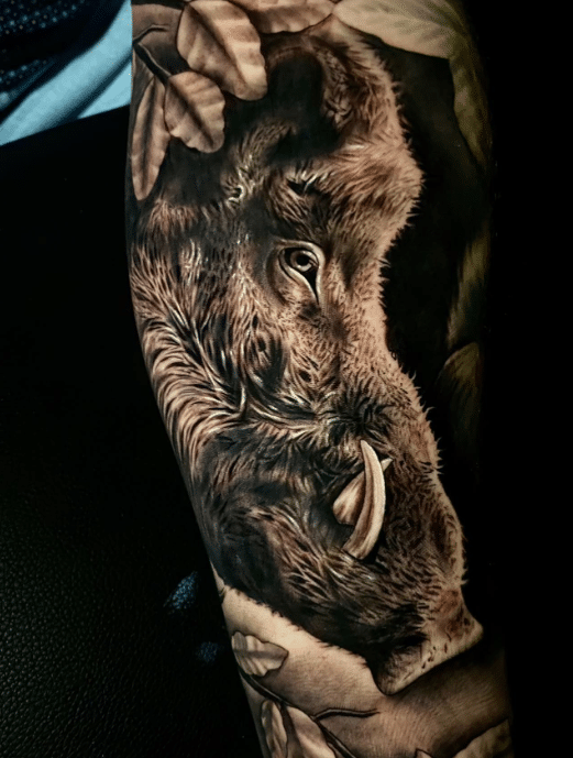 Wild Boar Tattoo