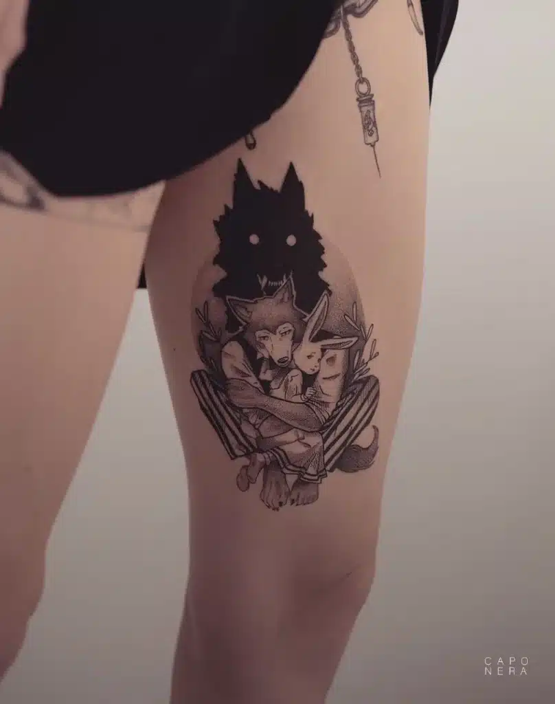 Beastars Anime Tattoo